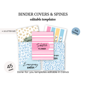 Free: Binder Covers & Spines