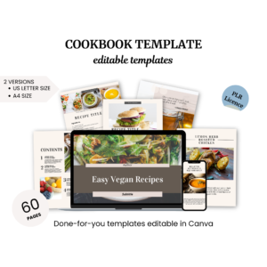 Cookbook Template PLR