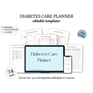 Diabetes Care Planner PLR