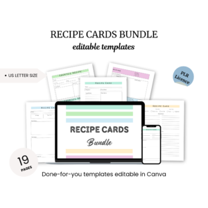 Recipe Cards Bundle (PLR)