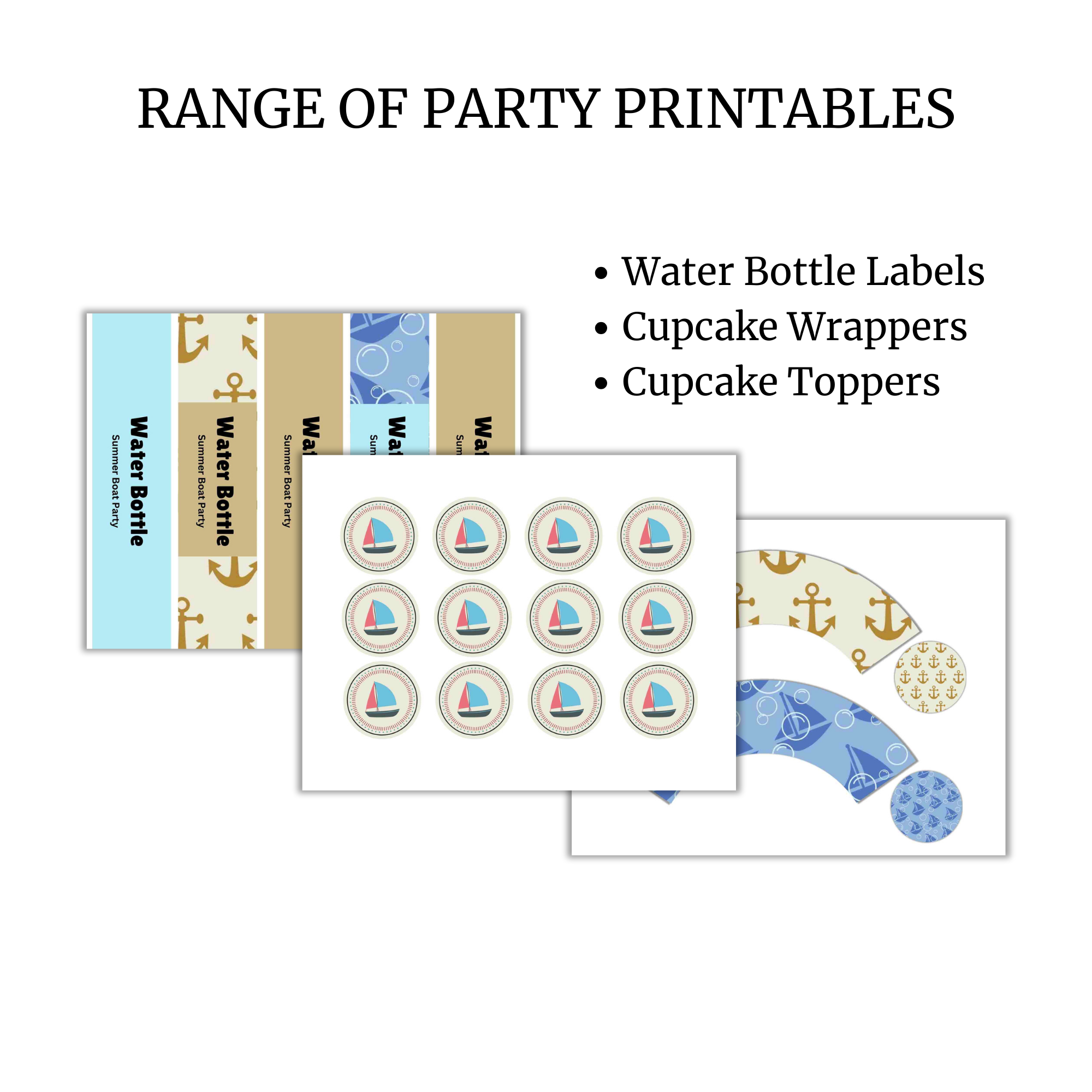 The Complete Boat Party Printable Pack - Image 3