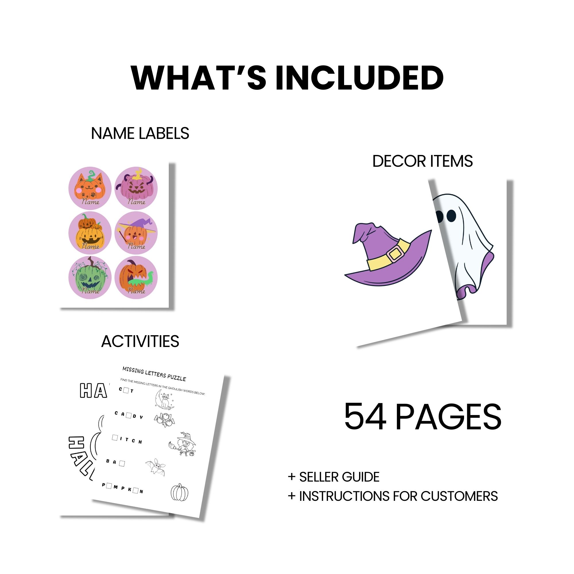 Classroom Bulletin Board Kit - Halloween - Image 3