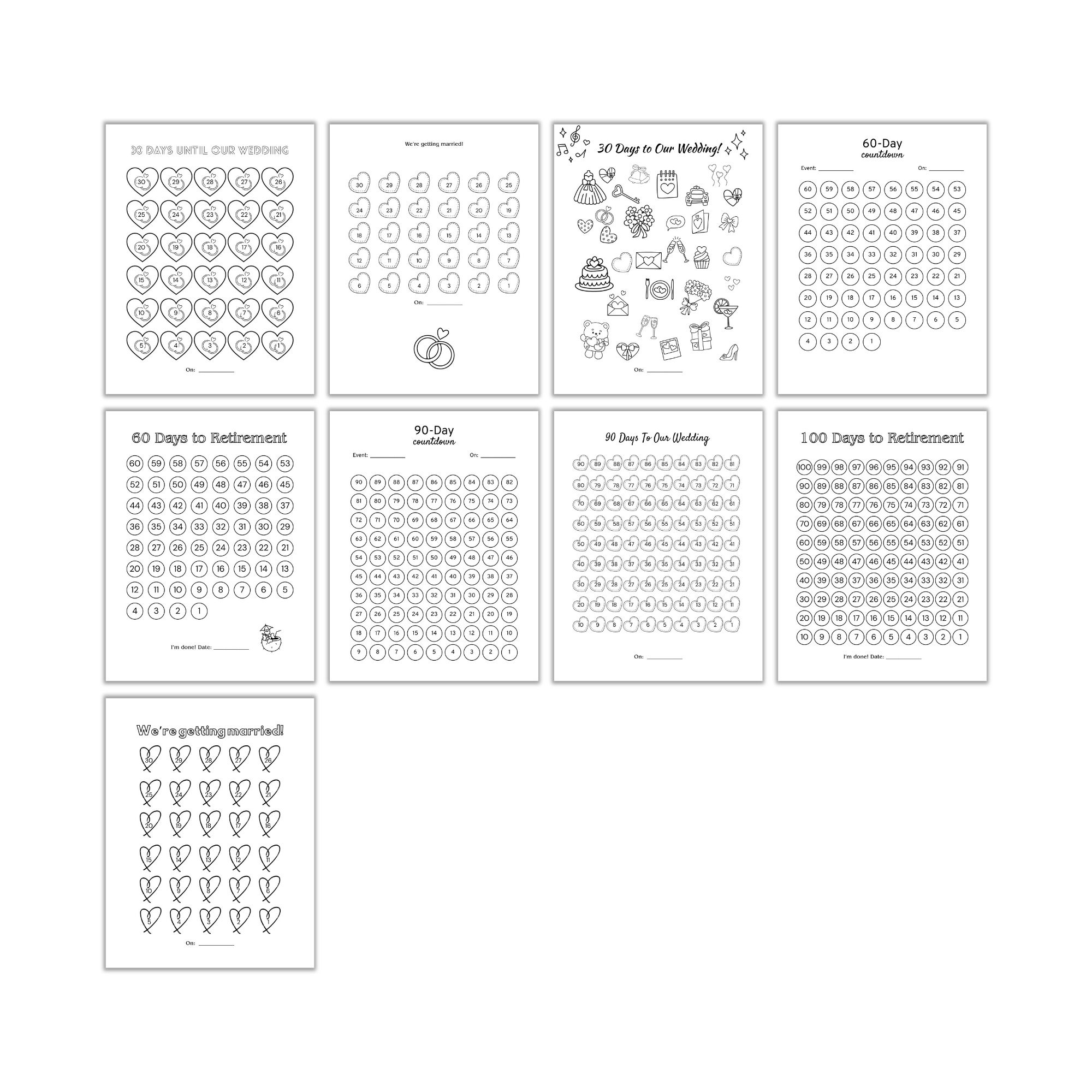 Countdown Trackers Bundle PLR - Image 5