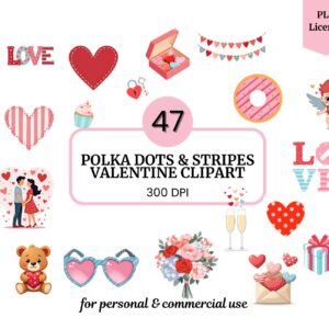 FREE: Valentine's Day Clipart Set with MRR