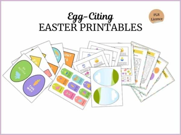 Click Here for Egg-citing Easter Printables PLR